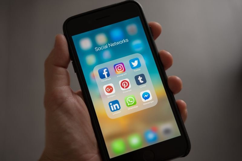 Person using smartphone